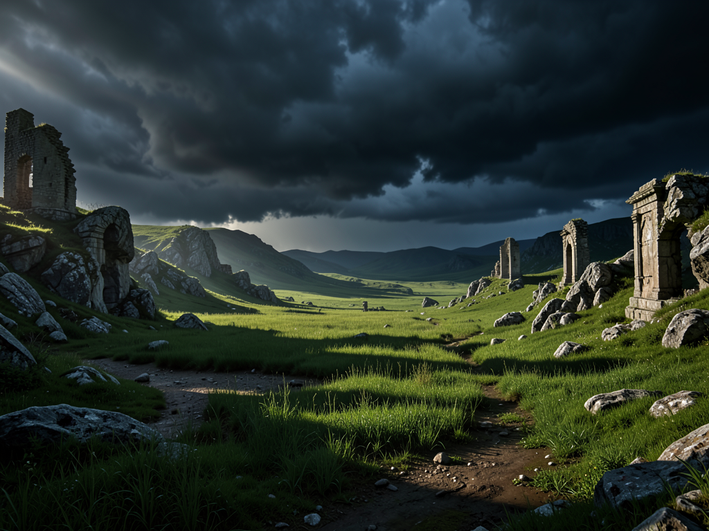 The Weathered Land world cover art